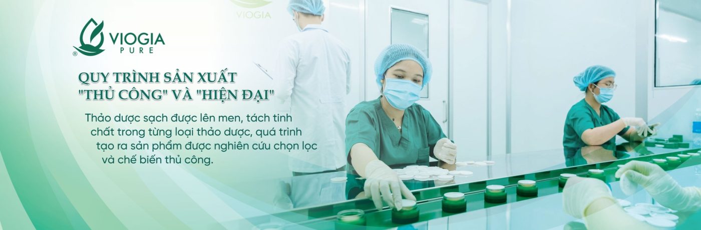 Banner Quy trình sản xuất Viogia Pure